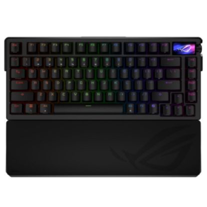 Picture of ASUS ROG Azoth Extreme Storm SWITCH, ROG NX Mechanical, Full-Color OLED Touchscreen, 8000Hz with ROG Polling Rate Booster, Tactile Bump/Clicky