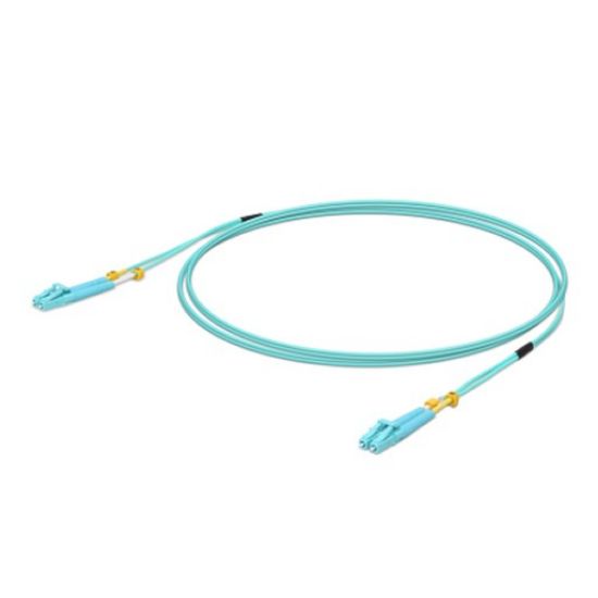 Picture of Ubiquiti MultiMode 10 Gbps OM3 Duplex LC Cable, 1m Length, Single Unit,10 Gbps Throughput, LC-LC Connector,