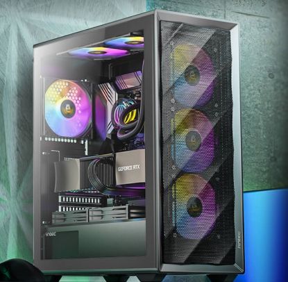 Picture of Antec AX85 ARGB ATX,mATX, 4x ARGB, 360mm Radiator Front, GPU 340mm.  Mid-Tower Gaming Case
