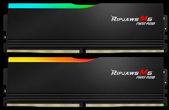 Picture of G.SKILL F5-6000J3636F16GX2-RM5NRK 32GB (2 x 16GB)/ DDR5 6000 MT/s/ Timings 36-36-36-96/ Voltage 1.35 V/ Ripjaws M5 Neo EXPO/XMP 3.0