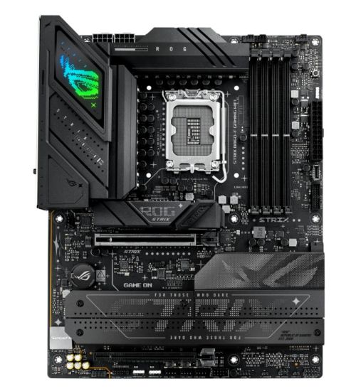 Picture of ASUS ROG STRIX B860-F GAMING WIFI LGA1851 ATX Motherboard 256GB, 4x DDR5, 1 x PCIe 5.0, 4 x M.2 slots, 4 x SATA, WiFi 7, 1 x HDMI, 1 x DP