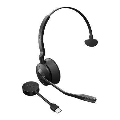 Picture of Jabra Engage 55 SE, Mono, Link400c, UC DECT Headset, 150m Wireless Range, Noise Cancelling, Flexible, Portable, Durable, Lightweight, Busylight