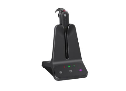 Picture of Yealink WH63 E2 Convertible DECT Wireless UC Headset 8 hours talk time185m Wireless range Dual microphone Multi-device Connectivity
