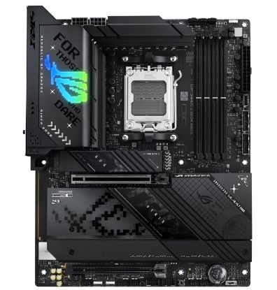 Picture of ASUS AMD ROG STRIX X870-F GAMING WIFI (AM5) ATX Motherboard 4x DDR5 192GB, 1x PCIe 5.0 x16 slot, 4 x M.2 slots, 2x SATA, Wi-Fi 7, 1 x HDMI, 1 x DP2