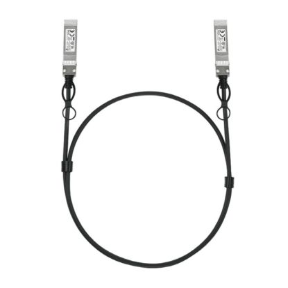 Picture of TP-Link SM6220-1M Omada 1 Meter 25G SFP28 Direct Attach Cable,  Up to 1 m Distance, Support data rate of 25Gbps and 10Gbps, Compatible with 25G SFP28