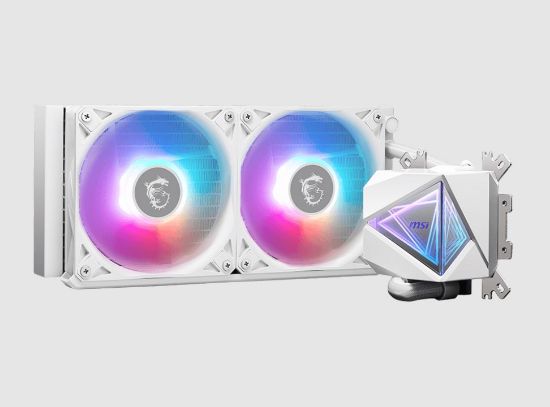 Picture of MSI MAG CORELIQUID I240 White Liquid CPU Cooler, LGA 1150/1151/1155/1156/1200/1700+ Next gen AM5/AM4 3y warranty