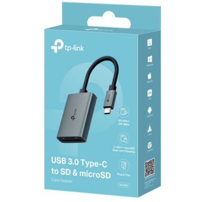 Picture of TP-Link UA430C USB 3.0 Type-C to SD & microSD 3.0 Card Reader