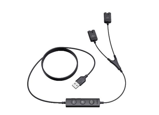 Picture of Yealink USB/QD Trainer Cable(1PCS), Y Cable - USB/QD Trainer Cable for YHS series