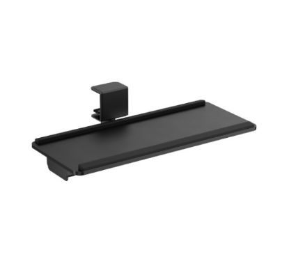 Picture of Brateck KBT11-01 CLAMP-ON SIT-STAND KEYBOARD TRAY WITH WRIST REST & STORAGE DRAWER (BLACK) (LS)