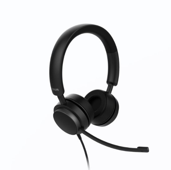 Picture of SNOM A310D Corded Headset Duo, Full band audio, High wearing comfort, Lightweight construction, Perfect noise shielding from the surroundings