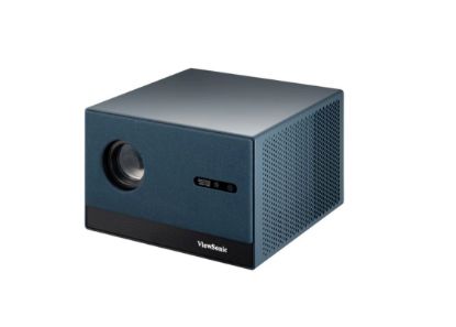 Picture of ViewSonic LX60HD Mini Cube Projector. 1080P up to 140'. Smart LED with Built in Google TV. Dust Proof, Built in Wifi and Bluetooth.