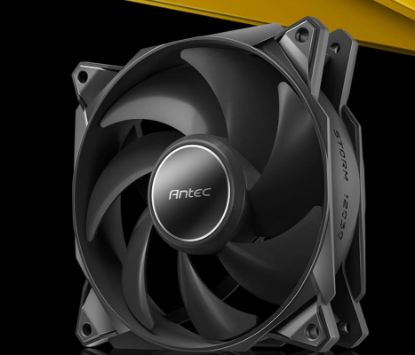 Picture of Antec StormT3 120mm PWM FDB FaN High Airflow 66.56 CFM, Air Pressure 2.7, Noise Level 25.8. Woven Cable, PMW Daisy Chain design, 3 Yrs Warranty(LS)