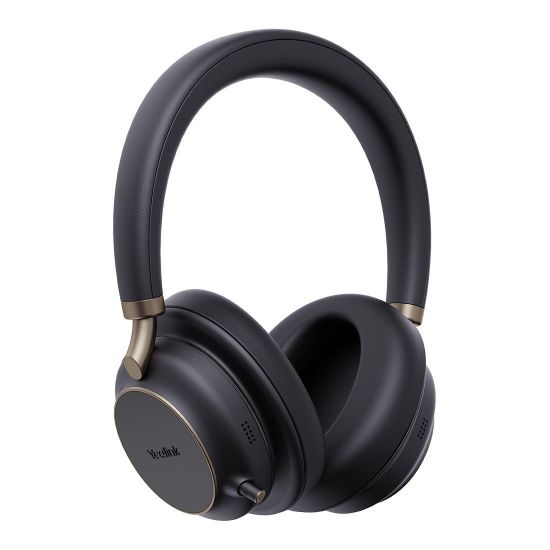 Picture of Yealink BH76 Plus Teams Black USB-C/A Bluetooth Stereo Headset, 5Mic Beamforming Noise Cancellation Talk time up to 35h, Bluetooth 5.3 USB-C/A Dongle