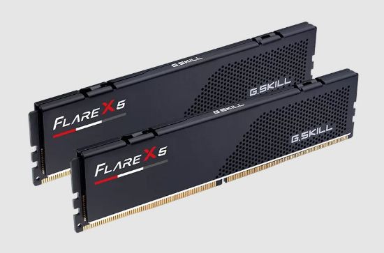 Picture of G.SKILL F5-6000J3636F32GX2-FX5 64GB (2 x 32GB)/ DDR5 6000 MT/s/ Timings 36-36-36-96/ Voltage 1.35 V/ Flare X5 / EXPO/XMP 3.0