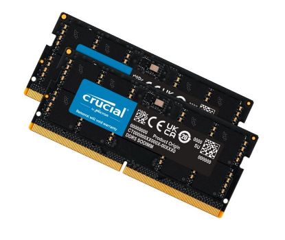 Picture of Crucial 96GB (2x48GB) DDR5 SODIMM 5600MHz CL46 Notebook Laptop Memory