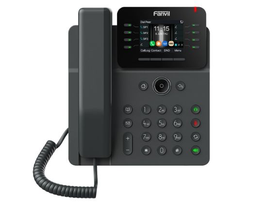 Picture of Fanvil V62W Prime Business Phone 2.8-inch color screen □√ Support audio codec G.722 and Opus, HD audio 6-way Audio conference Wi-Fi 6, Bluetooth