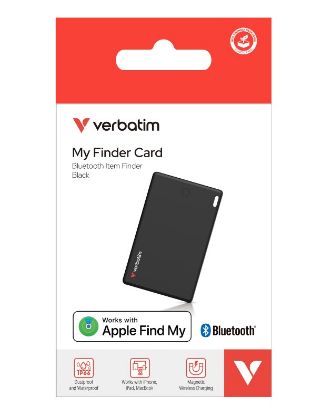 Picture of Verbatim My Finder Card Bluetooth Finder 1 pack- Black, Bluetooth Apple Find My