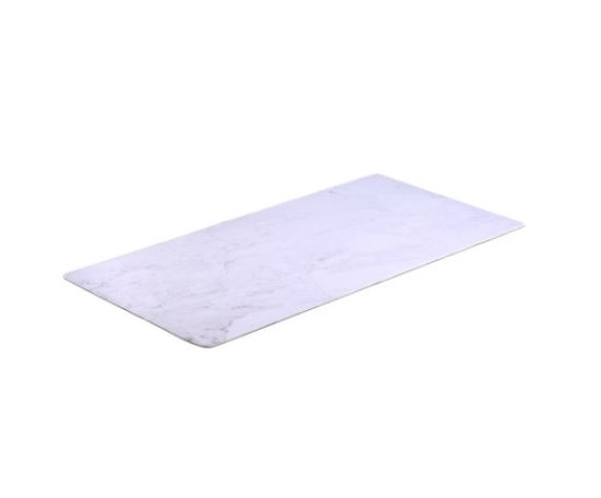 Picture of Brateck MP10-1 800mmx400mm Stylish Desk Pad Marbled White, 800x400x4mm, reduces resistance and ensure easy mouse movements