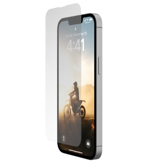 Picture of UAG Shield iPhone 16E (6.1') Tempered Glass Screen Protector - Clear (14437311NA), Antimicrobial, Scratch Resistant, Anti-Fingerprint, 1 Year Warranty