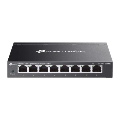 Picture of TP-Link ES208G Omada 8-Port Gigabit Easy Managed Switch, Flow Control, Loopback Detection, Port Isolation, Port Mirroring, LAG, VLAN, IGMP Snooping, Q