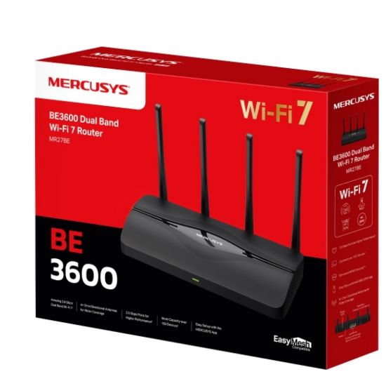 Picture of Mercusys MR27BE BE3600 Dual Band Wi-Fi 7 Router (WIFI7)