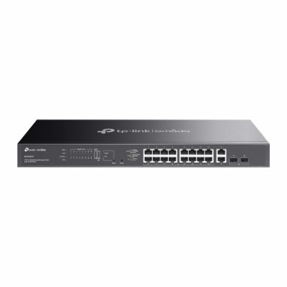 Picture of TP-Link ES220GMP Omada 20-Port Gigabit Easy Managed Switch with 16-Port PoE+,  Fast PoE, Perpetual PoE, Flow Control, Loopback Detection, Port Isolati