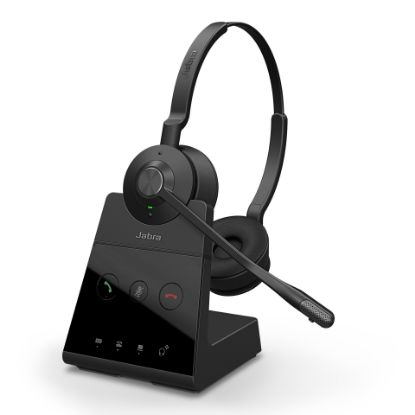 Picture of Jabra Engage 65 SE Stereo wireless headsets Up to 150 meters DECT wireless range, Talk-time Up to 13 hours, Busylight Advanced noise cancel