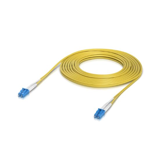 Picture of Ubiquiti OS2 Duplex LC UPC Fiber Patch Cable, Length 10M, Lightweight Fiber Patch Cable For Up To 100G Connections,