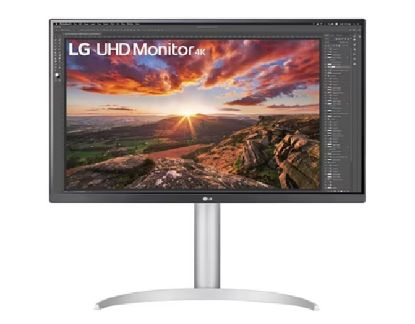 Picture of LG 27' IPS 5ms 4K UHD HDR400 FreeSync, Borderless Monitor w/ArcLine HAS - HDMI,DP, USB Type-C 96w, Speaker, VESA 100, Height Adjust, Business Monitor