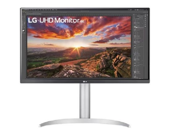 Picture of LG 27' IPS 5ms 4K UHD HDR400 FreeSync, Borderless Monitor w/ArcLine HAS - HDMI,DP, USB Type-C 96w, Speaker, VESA 100, Height Adjust, Business Monitor