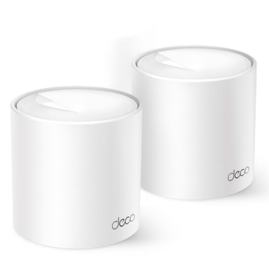 Picture of TP-Link Deco X1500(2-pack) AX1500 Whole Home Mesh Wi-Fi 6 System, 300 Mbps at 2.4 GHz + 1201 Mbps at 5 GHz