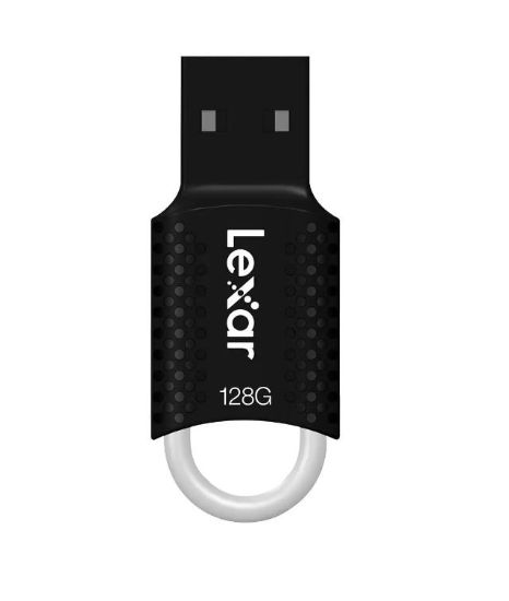 Picture of Lexar V40 128GB JumpDrive® USB 2.0 Flash Drive Plug-and-Play Design PC and Macc® systems Rigorously Tested