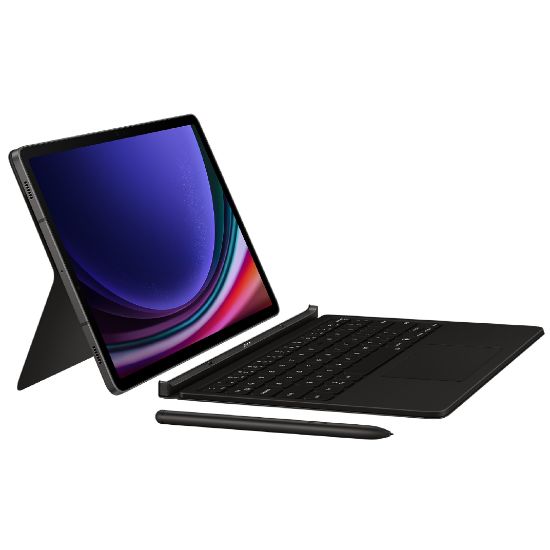 Picture of Samsung Galaxy Tab S10 FE / Tab S9 / S9 FE Book Cover Keyboard Black - Magnetic, Effortless Comes In 150°, Wireless Sharing, AI Key,1 Year Warranty
