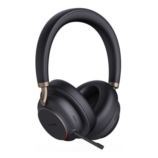 Picture of Yealink BH76 Plus with Charging Stand UC Black USB-C/A Bluetooth Stereo Headset, 5Mic Beamforming Noise Cancellation Talk time up to 35h