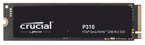 Picture of Crucial P310 500GB Gen4 2280 NVMe SSD 6600/3500 MB/s R/W 110TBW 520K/890K IOPS 1.5M hrs MTTF Full-Drive Encryption M.2 PCIe4 5yrs ~CT500P3PSSD8