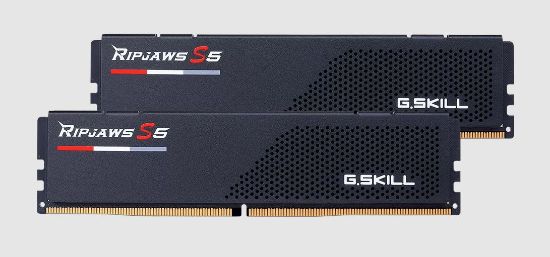 Picture of G.SKILL F5-6000J3636F16GX2-RS5K 32GB (2 x 16GB)/ DDR5 6000 MT/s/ Timings 36-36-36-96/ Voltage 1.35 V/ Ripjaws S5/ XMP 3.0/EXPO