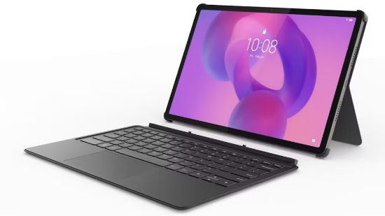 Picture of Lenovo Idea Tab Pro (12.7')  Bluetooth Keyboard Pack - Storm Grey (ZG38C06017),Built-in-Kickstand, 2-in-1 Pack,POGO Connector,1 Year Warranty