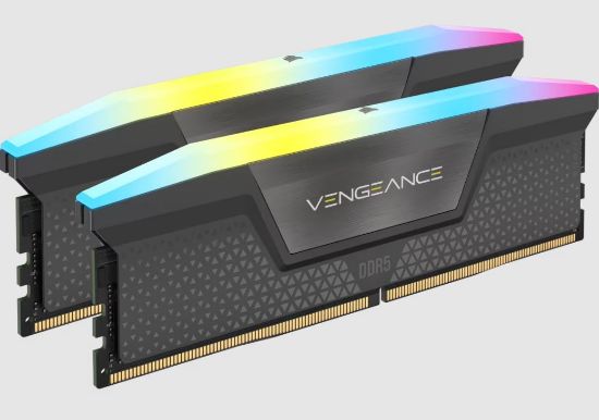 Picture of Corsair Vengeance RGB 64GB (2x32GB) DDR5 DRAM 6000MT/s CL30 AMD EXPO & Intel XMP Memory Kit