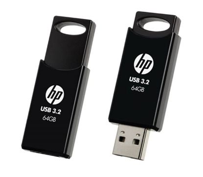Picture of HP 712B 64GB USB 3.2 Flash Drive Memory Stick Thump Key External Storage Capless Sliding Design Compatible with Windows 10 11 Mac (>16GB/32GB)