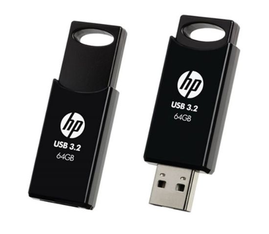 Picture of HP 712B 64GB USB 3.2 Flash Drive Memory Stick Thump Key External Storage Capless Sliding Design Compatible with Windows 10 11 Mac (>16GB/32GB)
