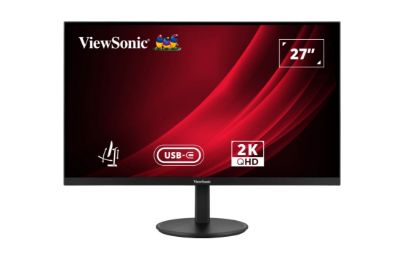 Picture of ViewSonic 27' VG 2K 2560 X 1440 SuperClear IPS, USB-C 65w  Hub, DP, Height Adjust, 3y Advance Replacement, Business Pro Monitor