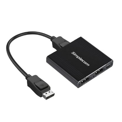 Picture of Simplecom CM214 DisplayPort Splitter 1 IN 2 OUT MST Hub for Dual Extended Screens 4K DP 1.4