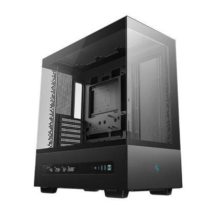 Picture of DeepCool CH690 DIGITAL Mid-Tower ATX Case, Panoramic Design,  Support up to 420mm Radiator, Supports Rear Connector Motherboards, USB3.0×2、Audio/Mic×1