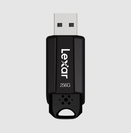 Picture of Lexar S80 256GB JumpDrive® USB 3.1 Flash Drive, up to 150MB/s read  quickly transfer a 3GB 4K movie clip in less than 1 minute, compared to the 4 minu