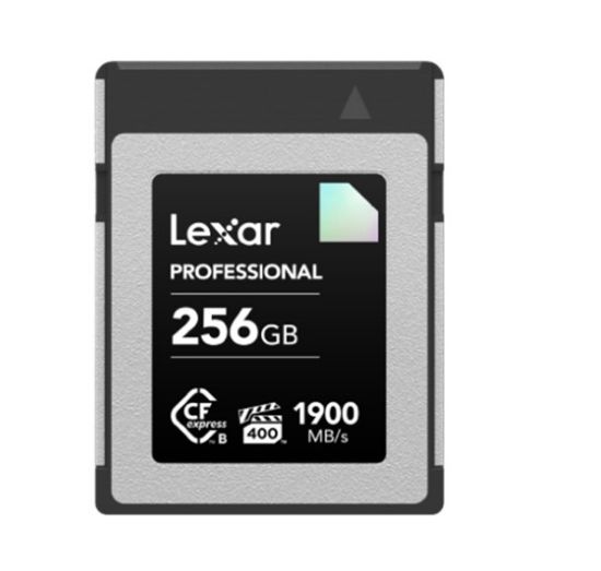 Picture of Lexar CFexpress Type B Diamond  Series 256GB – CFexpress Type B card Diamond 1900MB/s read, up to 1700MB/s write, VPG400, 8K RAW
