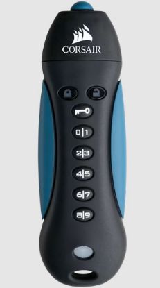 Picture of Corsair Padlock 3 256GB Secure USB 3.0 Flash Drive with Keypad - Secure 256-bit Hardware AES Encryption