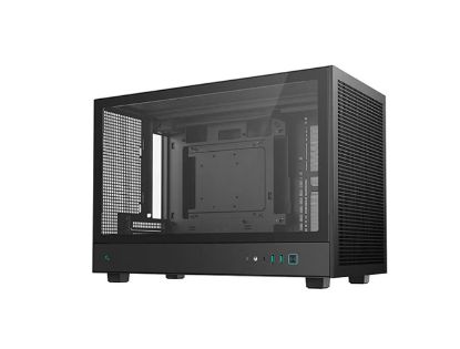 Picture of DeepCool CH260 M-ATX Case, Extremely Portable Size，Abundant Airflow Ventilation，Mesh and glass panels，Support up to 360mm liquid cooling，Direct instal