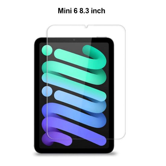 Picture of USP Apple iPad Mini A17 Pro (7th Gen)/ iPad Mini (8.3') (6th Gen) Tempered Glass Screen Protector - Oleophobic Coating, Anti-explosion