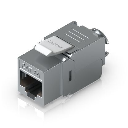 Picture of Ubiquiti Cat6A Toolless Keystone Jack, 12-Pack, For Terminating Cat6A Ethernet Jack Without The Use Of Punch-down/ Crimping Tool