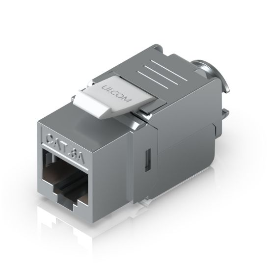 Picture of Ubiquiti Cat6A Toolless Keystone Jack, 12-Pack, For Terminating Cat6A Ethernet Jack Without The Use Of Punch-down/ Crimping Tool